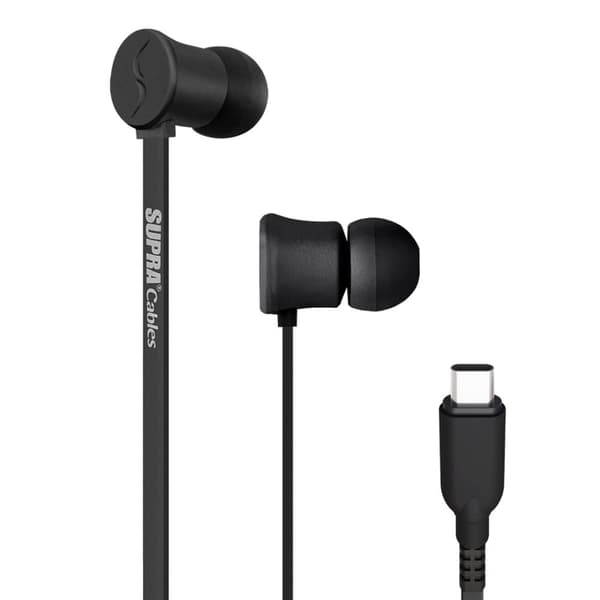 SUPRA NERO Kevlar USB-C - In-ear hörlurar med kabel - Svart