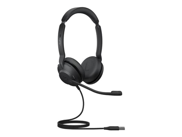 Jabra Evolve2 30, Langallinen, Toimisto/puhelukeskus, 20 - 20000 Hz, 125 g, Kuulokkeet, Musta