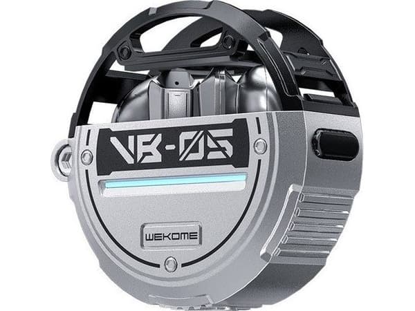 WEKOME VB05 Vanguard Series - V5.3 TWS trådlösa Bluetooth-hörlurar med laddningsfodral (grå)