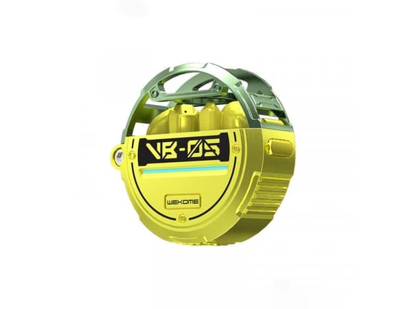 WEKOME VB05 Vanguard Series - Bluetooth V5.3 TWS trådløse hodetelefoner med ladeveske (grønn)