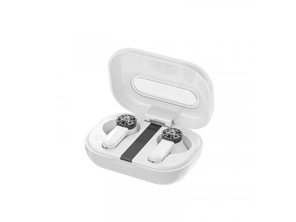 WEKOME VA06 Vanguard Series - V5.2 TWS trådlösa Bluetooth-hörlurar med laddningsfodral (vit)