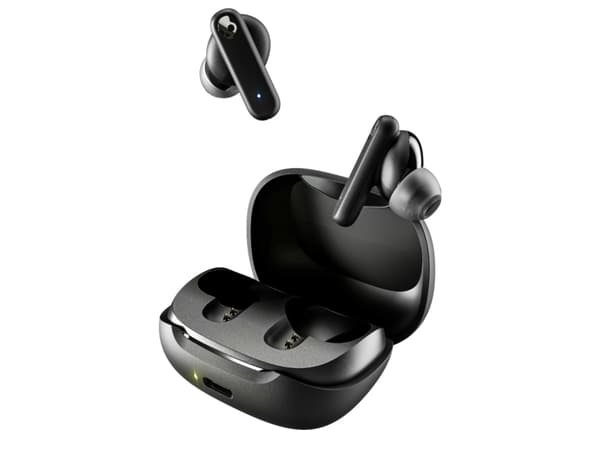 Skullcandy Smokin Buds - True wireless-hodetelefoner med mikrofon - i øret - Bluetooth - ekte svart