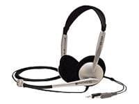 Koss CS100 - Hodesett - on-ear - kablet - svart, hvit