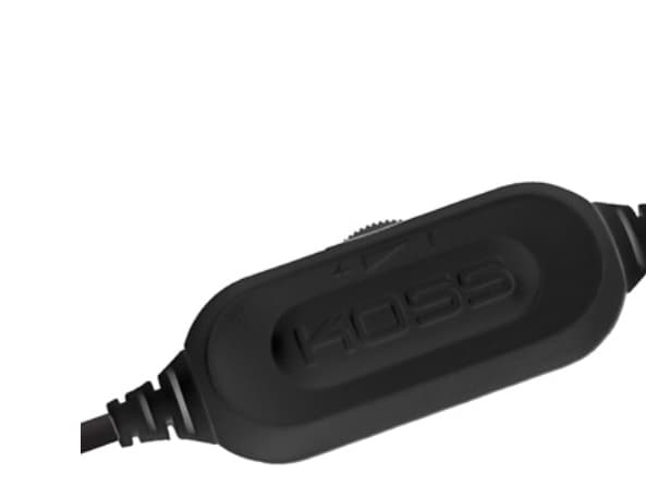 Koss PTX6, Hodetelefoner, Hodebånd, Sort, 1,2 m, Koblet med ledninger (ikke trådløs), Supraaural