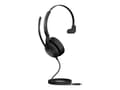 Miniatyrbilde 4 av 5: Jabra Evolve2 50 UC Mono - Hodesett - on-ear - kablet - aktiv støydemping - USB-C - svart - Zoom Certified, Certified for Microsoft Teams, Cisco Webe