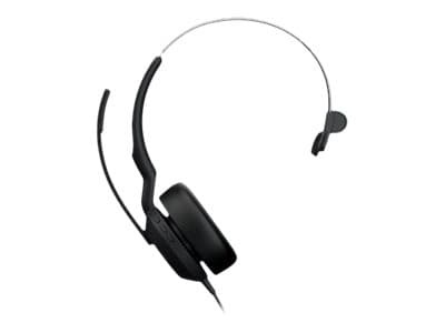 Jabra Evolve2 50 UC Mono - Hodesett - on-ear - kablet - aktiv støydemping - USB-C - svart - Zoom Certified, Certified for Microsoft Teams, Cisco Webe
