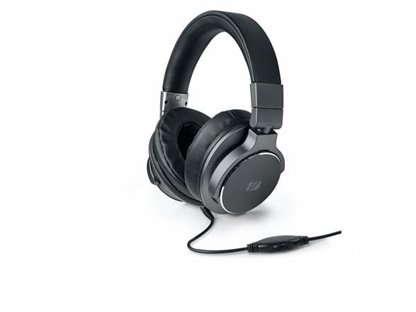 Muse M-275 CTV, Hodetelefoner, Hodebånd, Sort, Stereofonisk, In-line, Koblet med ledninger (ikke trådløs)