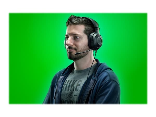 Razer Kraken X Lite, Langallinen, Pelaaminen, 12 - 28000 Hz, 230 g, Kuulokkeet, Musta