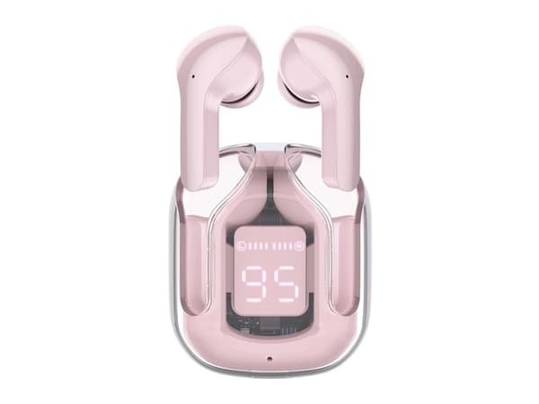 Acefast in-ear trådløse TWS Bluetooth-hodetelefoner rosa (T6 rosa lotus)