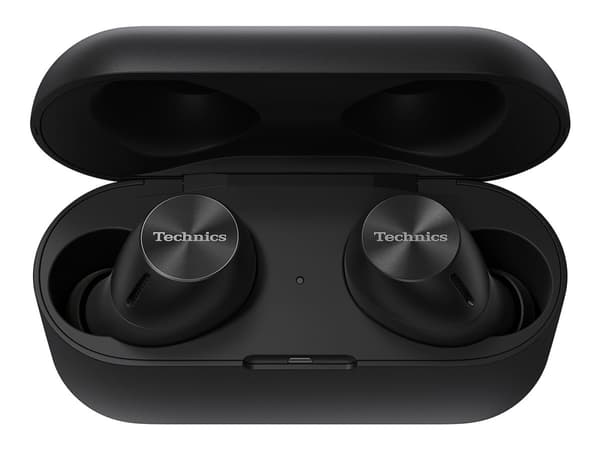 Technics EAH-AZ40M2 - True wireless-hodetelefoner med mikrofon - i øret - Bluetooth - aktiv støydemping - svart