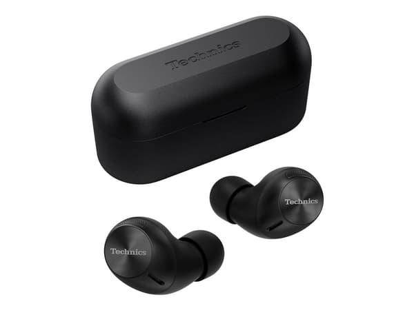 Technics EAH-AZ40M2 - True wireless-hodetelefoner med mikrofon - i øret - Bluetooth - aktiv støydemping - svart