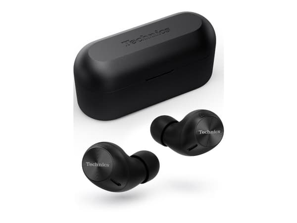 Technics EAH-AZ40M2 - True wireless-hodetelefoner med mikrofon - i øret - Bluetooth - aktiv støydemping - svart