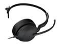 Miniatyrbild 1 av 5: Jabra Evolve2 50 MS Mono - Headset - på örat - kabelansluten - aktiv brusradering - USB-C - svart - Zoomcertifierad, Certifierad för Microsoft-teams,
