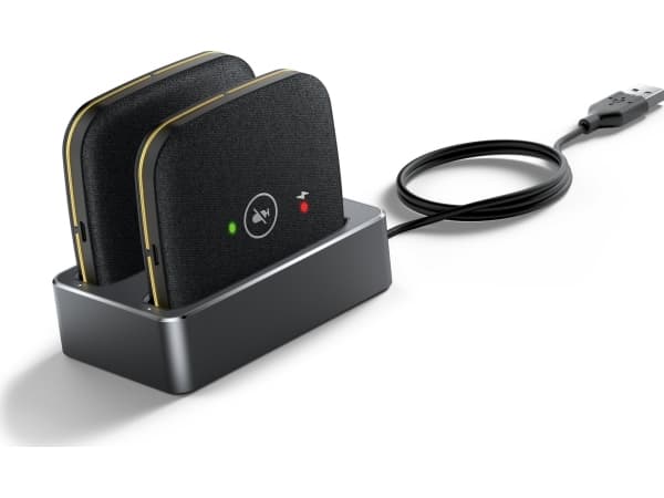 Yealink CPW65, Konferensmikrofon, Rundtagande, 3 m, Kabel, USB, 20 m
