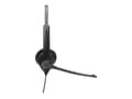 Pikkukuva 2 / 3: Jabra BIZ 1100 USB Duo - Kuulokkeet - på øret - kabling - USB - sort - akademisk - Zoom Certified, Certified for Microsoft Teams (pakke med 10)