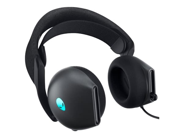 Alienware Gaming Headset AW520H - Hodesett - full størrelse - kablet - USB, 3,5 mm jakk - Dark Side of the Moon