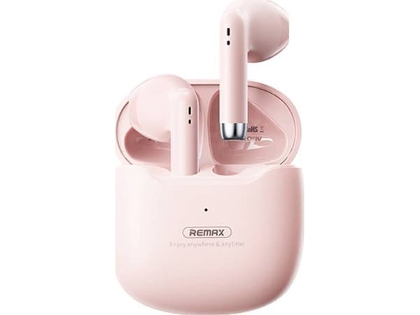 Remax Marshmallow Stereo TWS-19 trådløse hodetelefoner (rosa)