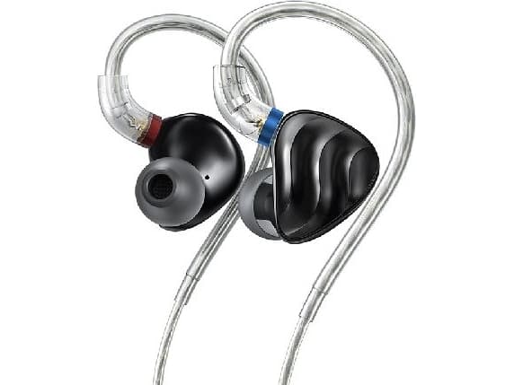 FiiO FH3, Hodetelefoner, Ørekrok, In-ear, Musikk, Svart, Stereofonisk, 1,2 m