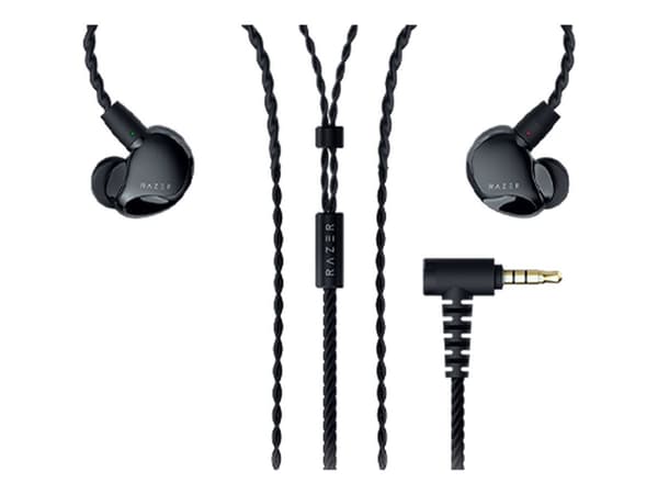 Razer Moray - Ørepropper - i øret - kablet - 3,5 mm jakk - lydisolerende