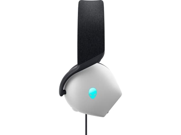 Alienware Gaming Headset AW520H - Headset - fullstorlek - kabelansluten - USB, 3,5 mm kontakt - månljus