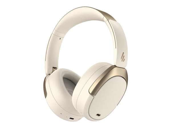Edifier WH950NB - Hodetelefoner med mikrofon - full størrelse - Bluetooth - trådløs - aktiv støydemping - elfenben