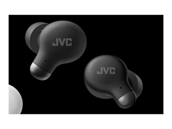 JVC HA-A25T - True wireless-hörlurar med mikrofon - inuti örat - Bluetooth - aktiv brusradering - svart