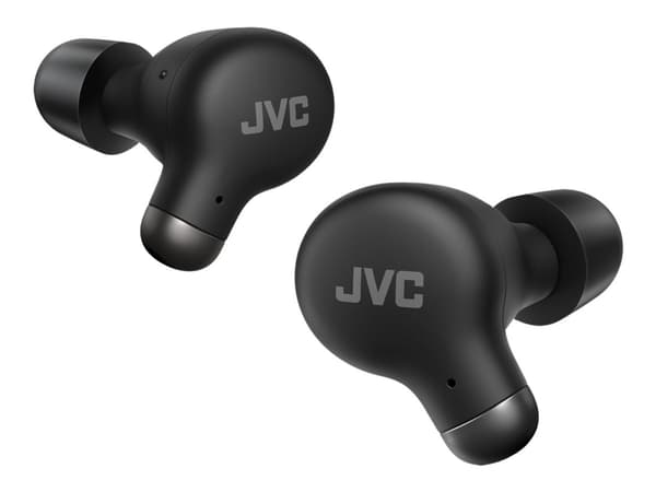 JVC HA-A25T - True wireless-hörlurar med mikrofon - inuti örat - Bluetooth - aktiv brusradering - svart
