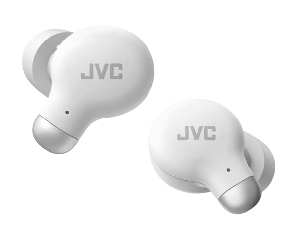 JVC HA-A25T - True wireless-hodetelefoner med mikrofon - i øret - Bluetooth - aktiv støydemping - hvit
