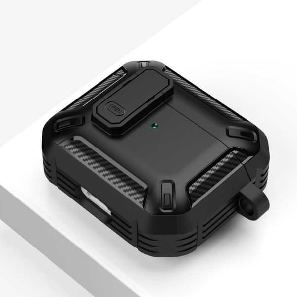 Airpods Pro X-Carbo Stöttåligt Skal med Karbinhake Nordcell™