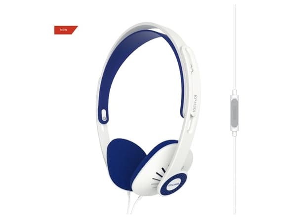 Koss KPH30i, Kabel, 15 - 25000 hz, Hörlurar, Blå, Vit