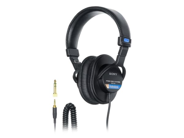 Sony MDR7506, Koblet med ledninger (ikke trådløs), 10 - 20000 Hz, Scene/studio, 230 g, Hodetelefoner, Sort