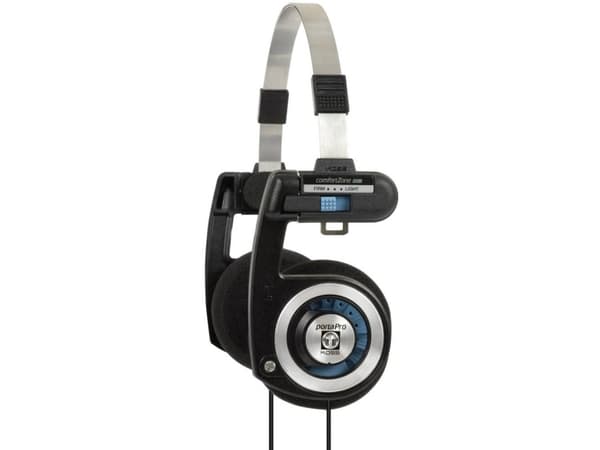 Koss Porta Pro, Kuulokkeet, Musiikki, Musta, Hopea, 1,2 m, Langallinen, Korvanpäällis