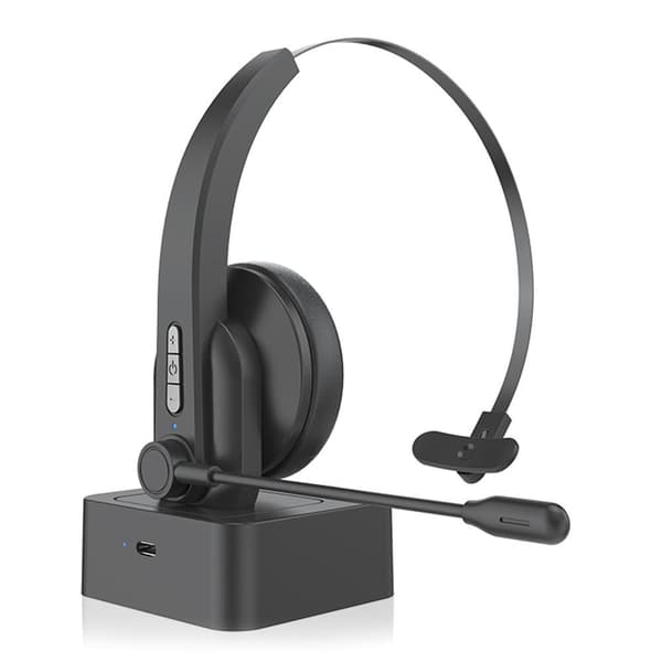 OY631 Bluetooth 5.3 Headset Kundtjänst Hörlurar med mikrofon trådlöst headset