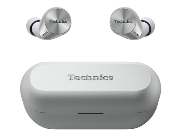Technics AZ60M2 - True wireless-hörlurar med mikrofon - inuti örat - Bluetooth - aktiv brusradering - silver