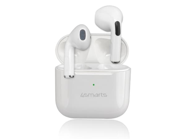 4smarts TWS Bluetooth-kuulokkeet SkyBuds Pro ENC valkoinen lisävarusteineen