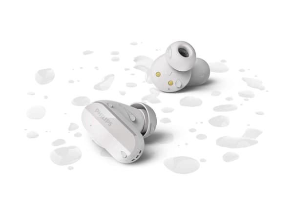 Philips TAT3508WT/00, True Wireless Stereo (TWS), 20 - 20000 Hz, Puhelut/Musiikki, 45 g, Kuulokkeet, Valkoinen