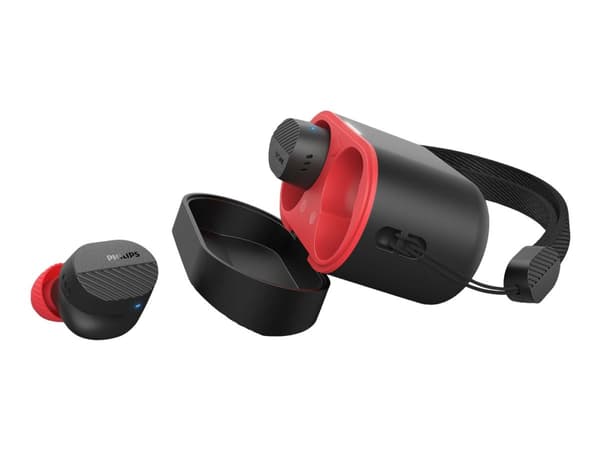 Philips TAA5508BK - True wireless-hörlurar med mikrofon - inuti örat - Bluetooth - aktiv brusradering - svart
