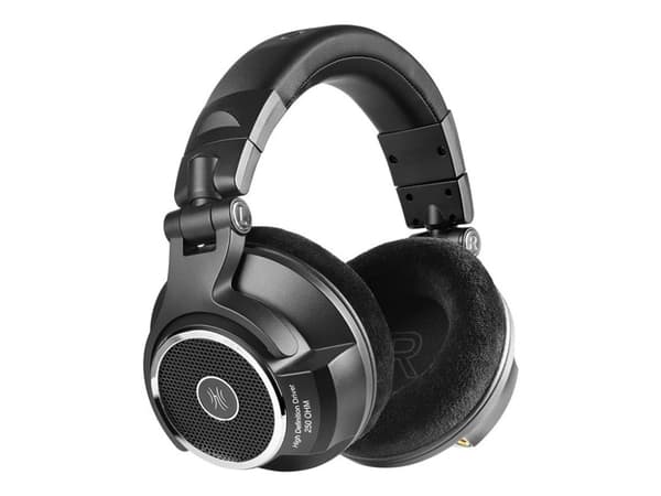 OneOdio Monitor 80 - Hodetelefoner - full størrelse - kablet - 3,5 mm jakk, 6,35 mm jakk - svart, sølv