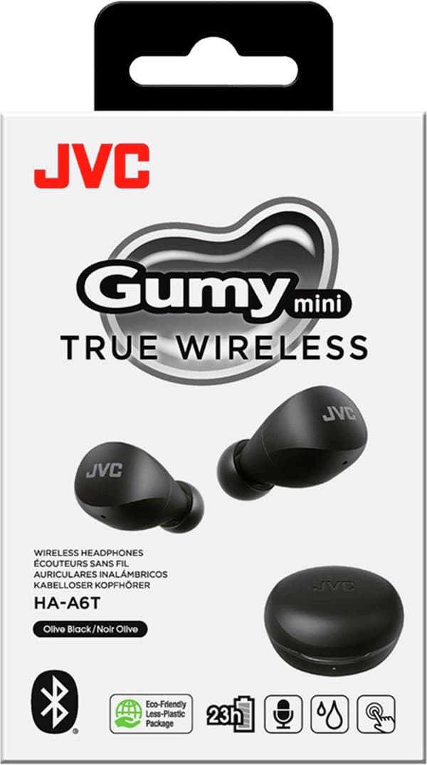 JVC HA-A6T Headset Trådlöst Stereo (TWS) In-ear Samtal/Musik Bluetooth Svart