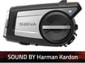 Miniatyrbild 1 av 2: SENA 50C-01 motorcykel intercom Bluetooth 5.0 2000m 1 st. Svart