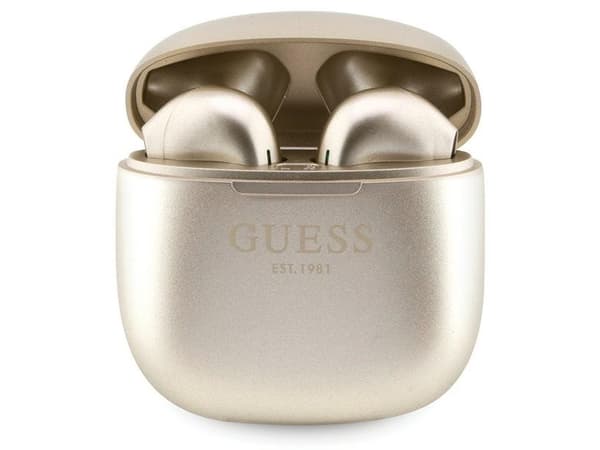 Guess Bluetooth-kuulokkeet GUTWST26PSD TWS + telakointiasema kultainen/kultainen Classic EST-logo