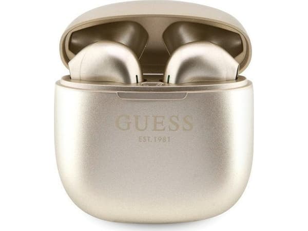 Guess Bluetooth-kuulokkeet GUTWST26PSD TWS + telakointiasema kultainen/kultainen Classic EST-logo
