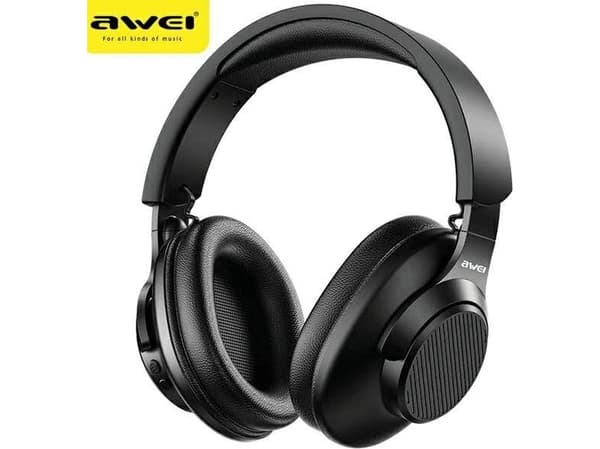 AWEI over-ear hodetelefoner A997 Pro ANC Bluetooth svart/svart