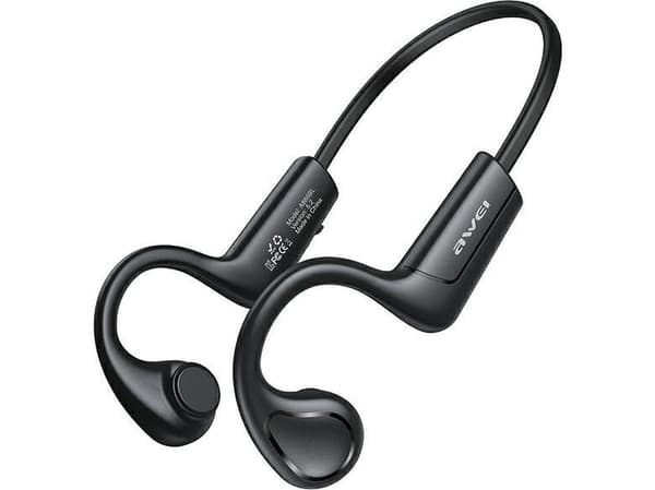 AWEI luftledningshodetelefoner A897BL svart/svart Air Conduction