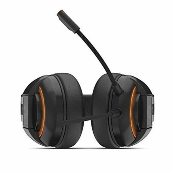 Pelikuulokkeet mikrofonilla Krom NXKROMKDE Musta Musta/Oranssi