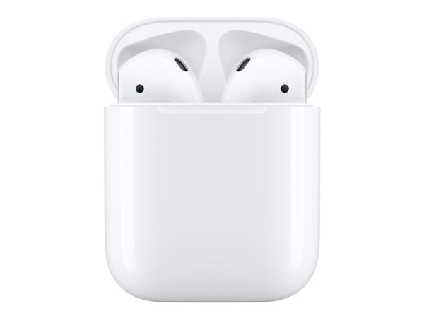 Apple AirPods with Charging Case - 2. generasjon - True wireless-hodetelefoner med mikrofon - ørepropp - Bluetooth