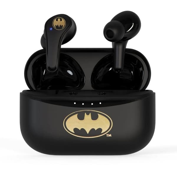 Batman Logo Wireless Earbuds Black/Gold One Size