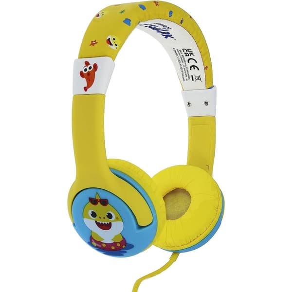 Baby Shark Childrens/Kids Holiday With Oli On-Ear Headphones Yellow/Blue One Size
