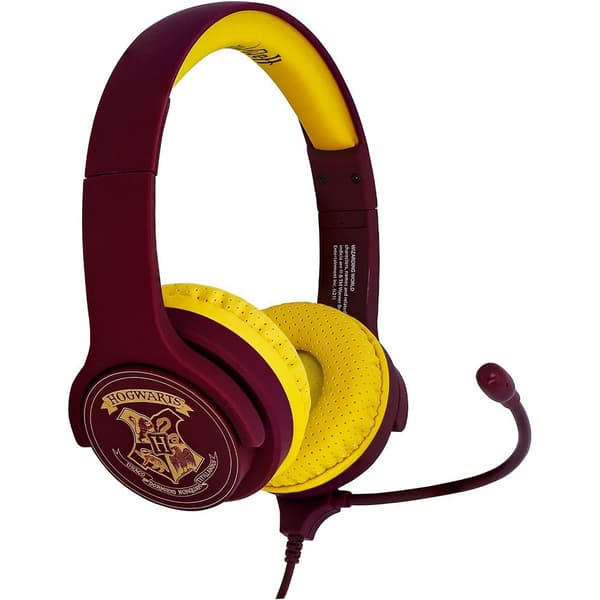 Harry Potter Childrens/Kids Hogwarts Crest Interactive Headphones
