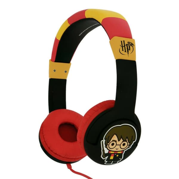Harry Potter Chibi on-ear-hörlurar för barn Red/Yellow/Black One Size